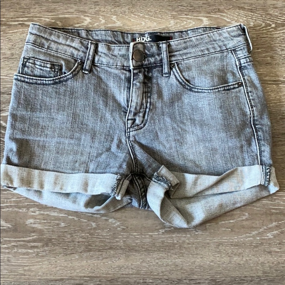 BDG shorts- light grey denim